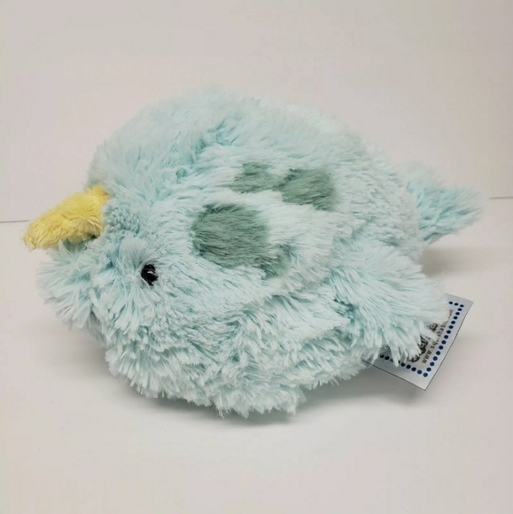 Squishable 11" Blue Green Narwhal 2015 Plush - Picture 1 of 5